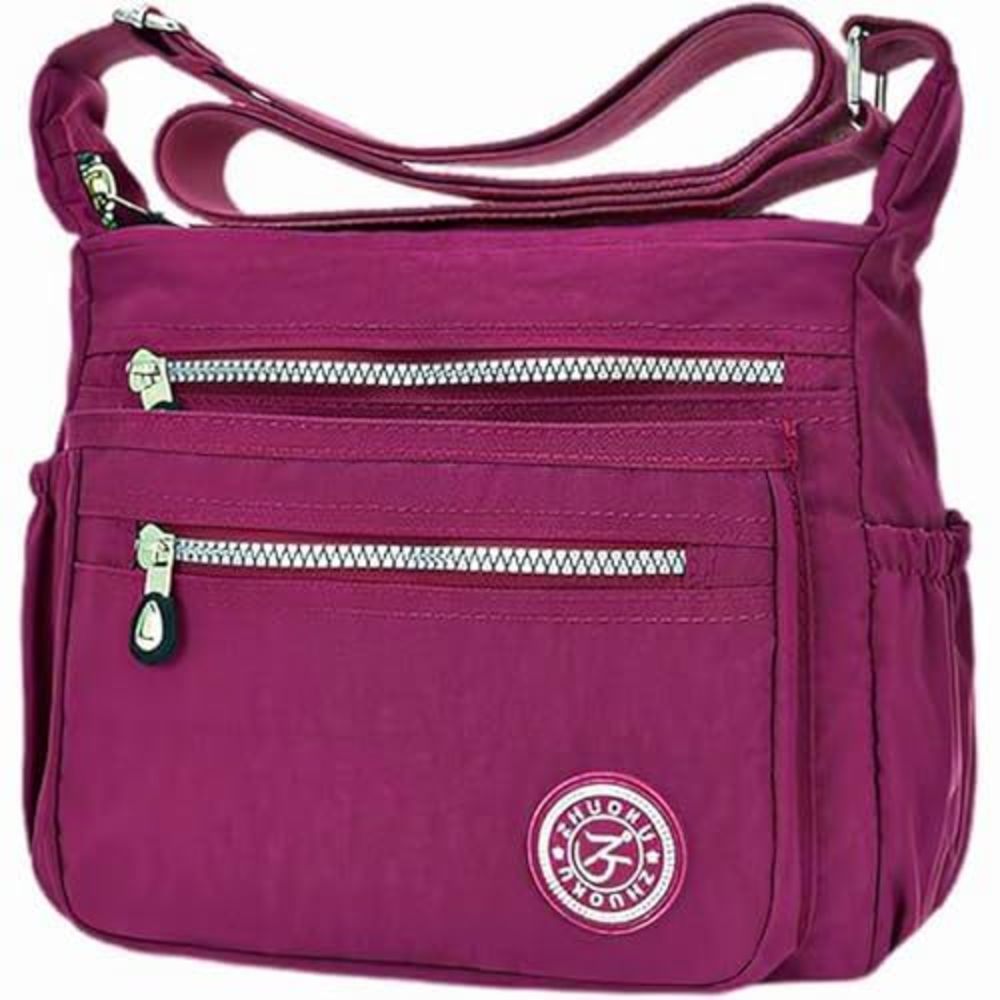 Waterproof Nylon Casual Crossbody Shoulder Messenger Bag Travel Purse :|